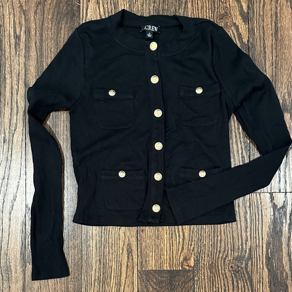 J. Crew Vintage Rib Lady cardigan - Picture 2 of 4